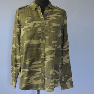 Express Boyfriend Button Down